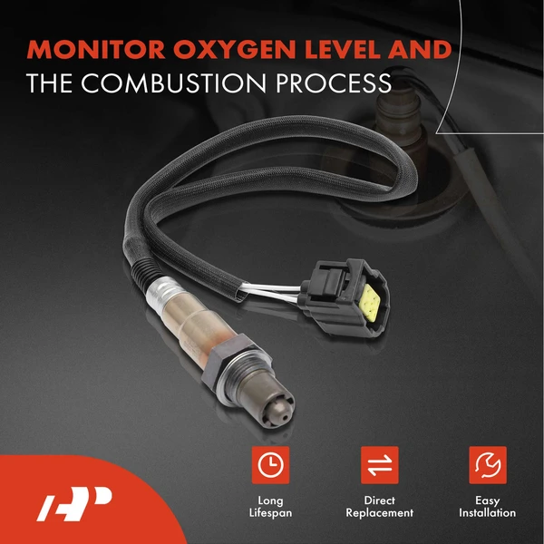 2-Pc Oxygen Sensor 4-Pin A-Premium APOS0889