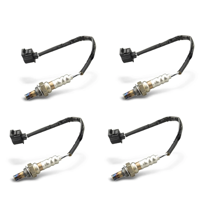 4 Pcs Upstream & Downstream O2 Oxygen Sensor for 2013 Dodge Challenger 3.6L V6