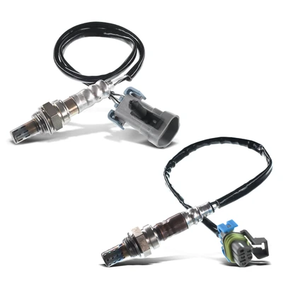 2 Pcs Upstream & Downstream O2 Oxygen Sensor