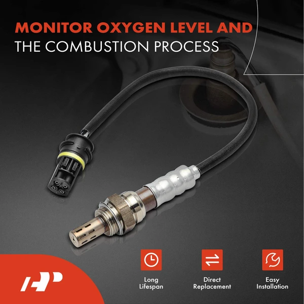 2-Pc Oxygen Sensor 4-Pin A-Premium APOS0388