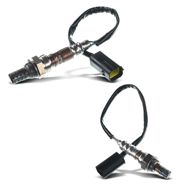 2-Pc Oxygen Sensor Upstream Front & Rear 4-Pin A-Premium APOS0199