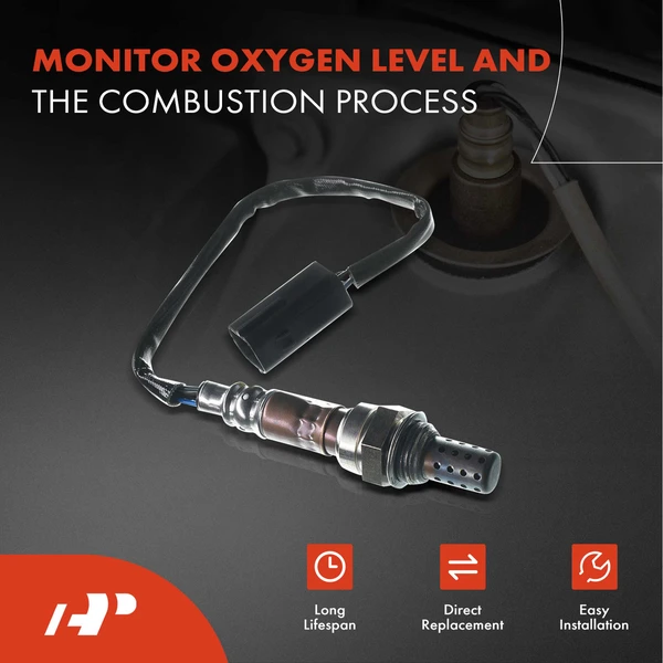 2-Pc Oxygen Sensor Upstream Front & Rear 4-Pin A-Premium APOS0199