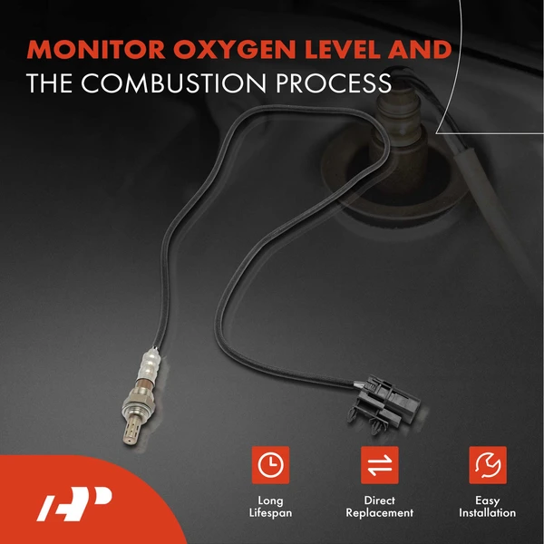 2-Pc Oxygen Sensor Downstream Driver & Passenger 4-Pin A-Premium OS202