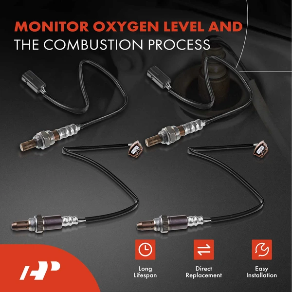 4-Pc Oxygen Sensor Upstream & Downstream 4-Pin A-Premium APOS1891