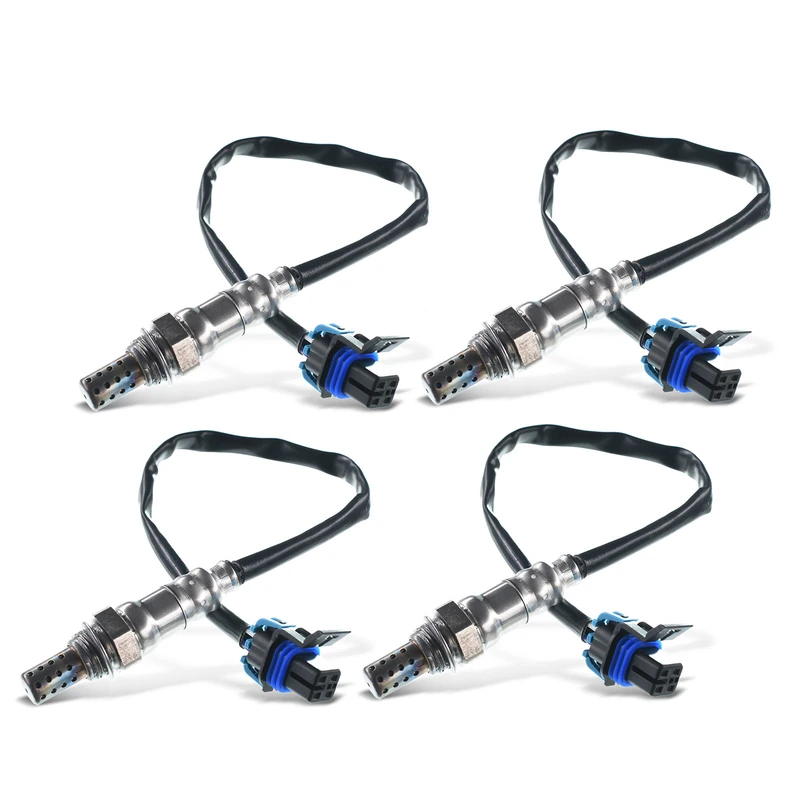 4 Pcs Upstream & Downstream O2 Oxygen Sensor for 2013 Chevrolet Traverse 3.6L V6