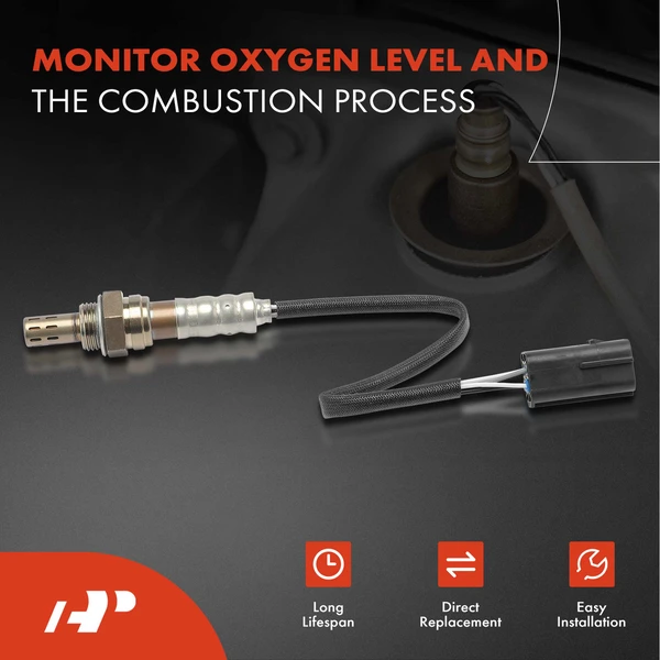 2-Pc Oxygen Sensor Downstream Driver & Passenger 4-Pin A-Premium APOS0429