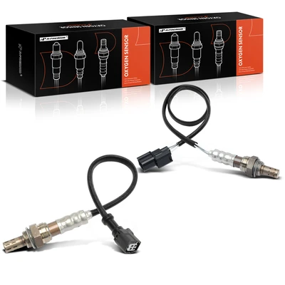 2 Pcs Downstream Front & Rear O2 Oxygen Sensor