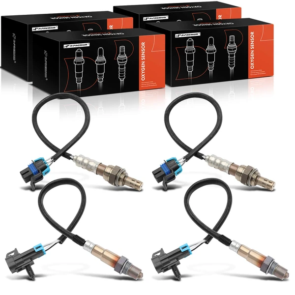 2008-2013 Chevrolet Silverado 1500 4-Pc Oxygen Sensor Upstream & Downstream 4-Pin A-Premium APOS0892