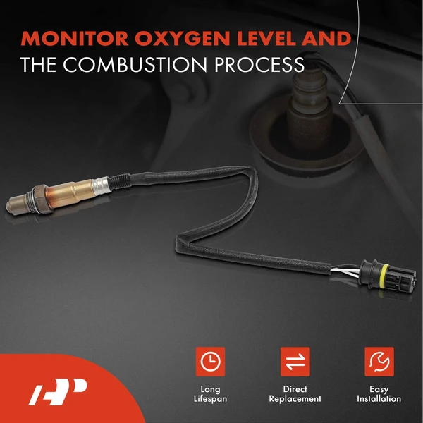 2-Pc Oxygen Sensor Downstream Driver & Passenger 4-Pin A-Premium APOS0189