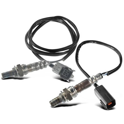 2 Pcs Downstream Front & Rear O2 Oxygen Sensor