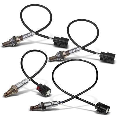 4pc Oxygen Sensor Upstream & Downstream 4(250-24989); 5(250-25119); 5(250-25124)-Pin A-Premium APOS1816