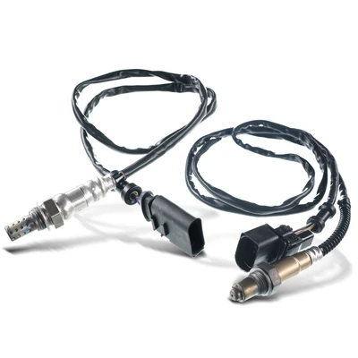 2 Pcs Upstream & Downstream O2 Oxygen Sensor