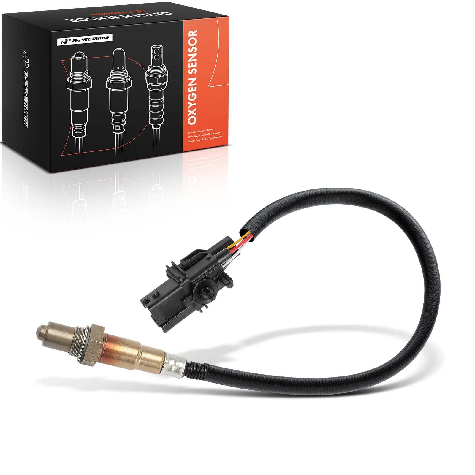 The A-premium Upstream Wideband Oxygen Sensor | 1-Pc Direct-Fit | Heated | A-Premium OS047 Image 