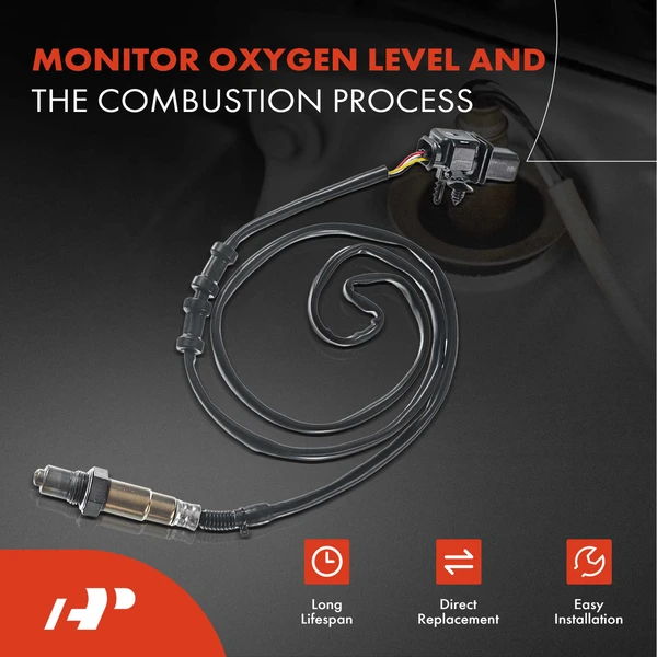 2-Pc Oxygen Sensor 6-Pin A-Premium APOS0700