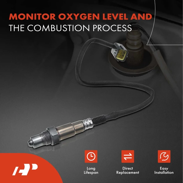 2-Pc Oxygen Sensor Upstream Driver & Passenger 5-Pin A-Premium APOS0825