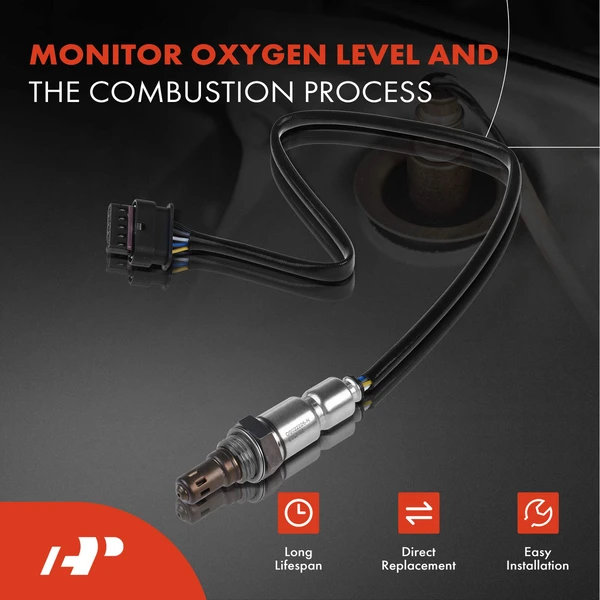 2-Pc Oxygen Sensor Upstream Driver & Passenger 5-Pin A-Premium APOS0832