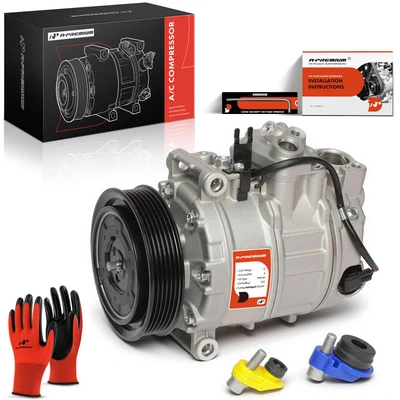 AC Compressor with Pulley