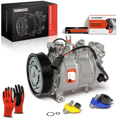 AC Compressor with Pulley 6-Groove