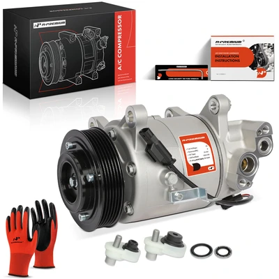 AC Compressor with Clutch & Pulley