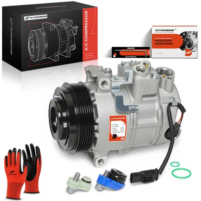 AC Compressor with Clutch & Pulley