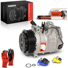 2010-2016 Porsche Panamera AC Compressor with Clutch with 7-Groove Pulley A-Premium APACC788