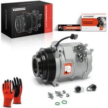 2009-2010 Volkswagen Routan AC Compressor with Clutch with 6-Groove Pulley A-Premium APACC066