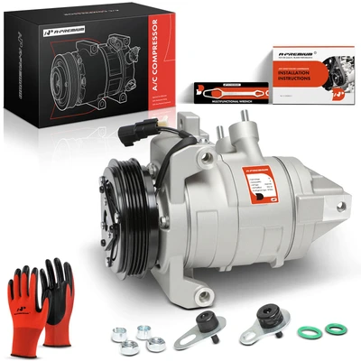 AC Compressor with Clutch & Pulley