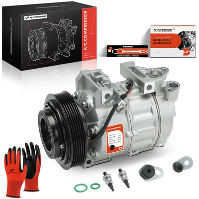 AC Compressor with Clutch & Pulley