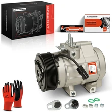 2011-2016 Ford F-250 Super Duty AC Compressor with Clutch with 8-Groove Pulley A-Premium APACC254