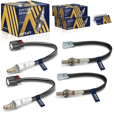 AISIN 4 Pcs Upstream & Downstream Oxygen Sensor