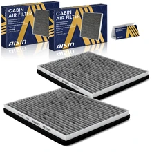 AISIN 2 Pcs Cabin Air Filter Activated Carbon for 2006-2013 Suzuki Grand Vitara