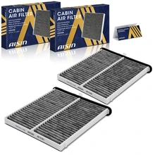 AISIN 2 Pcs Cabin Air Filters Activated Carbon for 2014-2018 Mazda 3