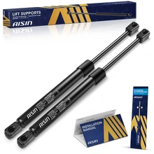 AISIN 2 Pcs Front & Center Panel Lift Supports for 2003-2019 GMC Savana 2500