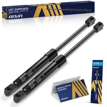 AISIN 2 Pcs Front Hood Lift Supports Shock Struts for 2014-2019 Jeep Cherokee