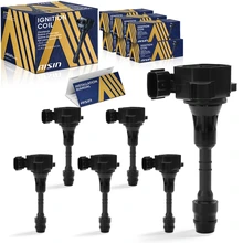 6 Ignition Coil Rectangular 2002-2004 INFINITI I35 Aisin ESCAZ-00426