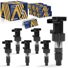 6 Ignition Coil Rectangular 2002-2008 Jaguar X-Type Aisin ESCAZ-00448