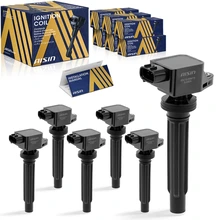 6 Ignition Coil 3-Blade Terminal Rectangular 2006-2008 Suzuki Grand Vitara Aisin ESCS-00673
