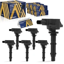 6 Ignition Coil Rectangular, Oval 2007-2008 Freightliner Sprinter 3500 Aisin ESCAZ-00233