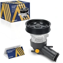 AISIN Power Steering Pump with Reservoir & Pulley for 1990-1997 Ford F-250