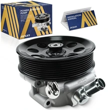 AISIN Power Steering Pump with Pulley for 2011-2016 Ford F-450 Super Duty