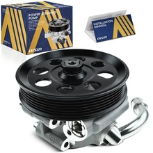 AISIN Power Steering Pump with Pulley for 2011-2014 Ford Expedition