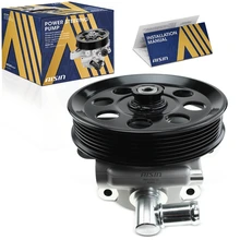 AISIN Power Steering Pump with Pulley for 2011-2019 Ford E-450 Super Duty