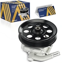AISIN Power Steering Pump with Pulley for 2011-2016 Ford F-350 Super Duty