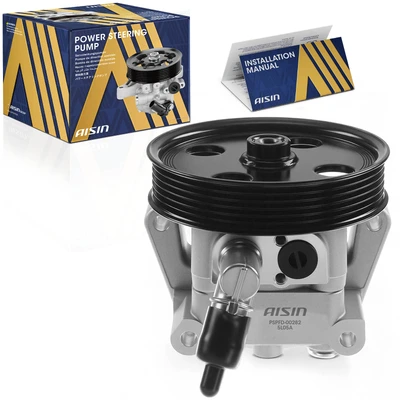AISIN Power Steering Pump with Pulley for 2011-2013 Ford Transit Connect