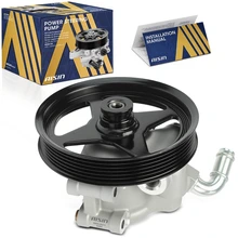 AISIN Power Steering Pump with Pulley for 2006-2010 Ford Explorer