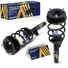 2013 BMW 135is 2pc Strut Assembly Front Driver & Passenger Aisin SAKBM-00117