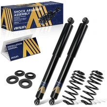 2002-2009 Chevrolet Trailblazer 2pc Shock & Coil Spring Kit Rear Driver & Passenger Aisin SABGM-00212