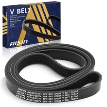 AISIN Serpentine Belt for 2011 Saab 9-5