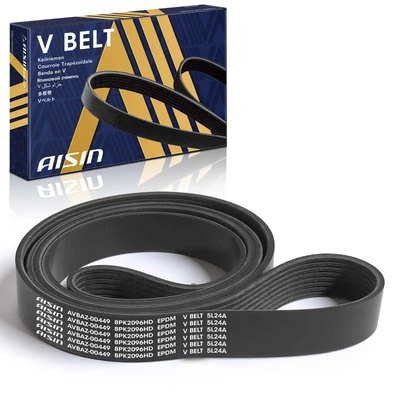 AISIN Serpentine Belt for 2011-2012 2014-2018 2021-2022 Peterbilt 330