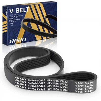 AISIN Serpentine Belt for 2000-2002 International Harvester 5500i